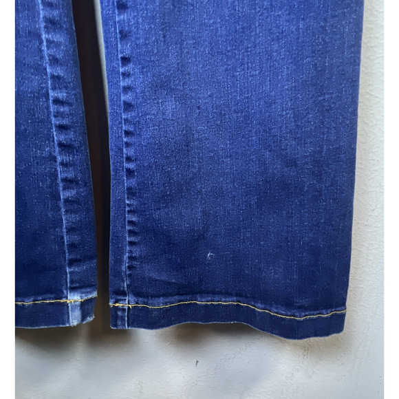 Spanx Womens Flare Jeans large Midnight Shade Stretch Denim Slimming 20327R - Picture 3 of 14